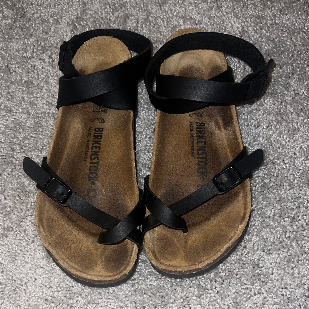 Birkenstock Black Wrap Sandals